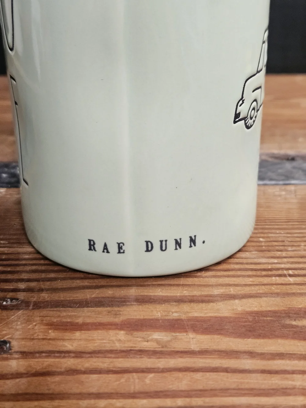 ORae Dunn Spring Time Ceramic Candle Mint